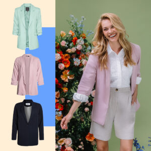 Blazer als Übergangsjacke in frischen Farben
