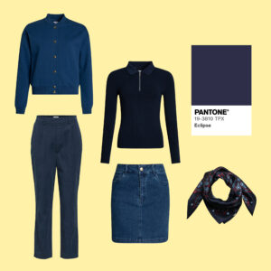 Dunkles Blau kombinieren: Styling-Tipps für Eclipse Blue